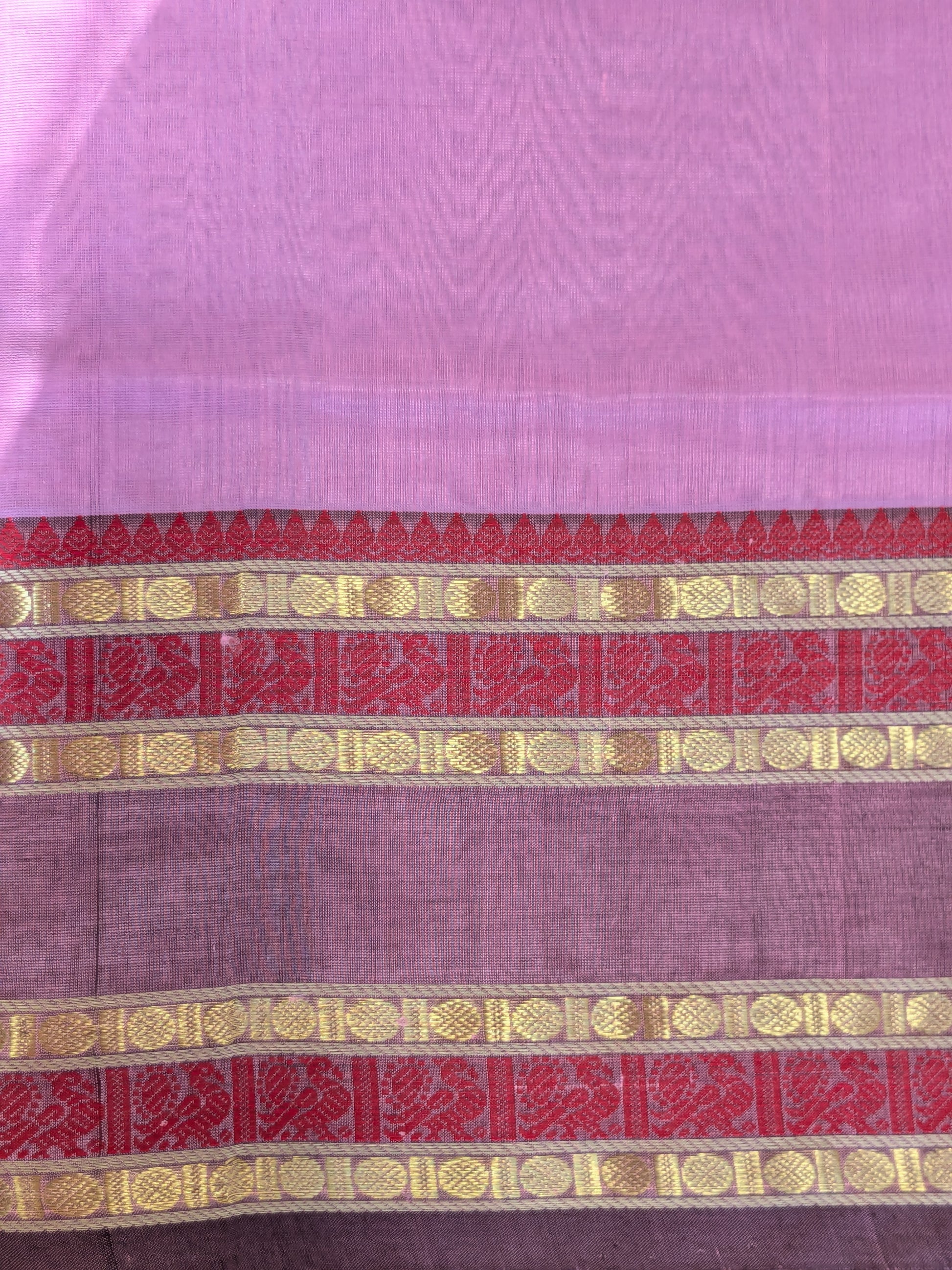 Pink Silk Cotton Traditional Kanjivaram Saree