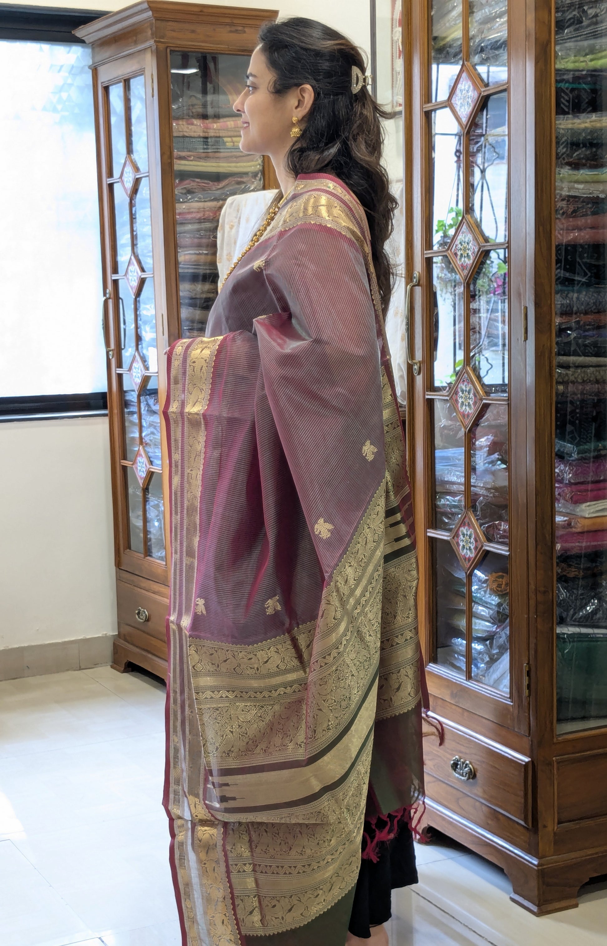 amazon kanjivaram saree
