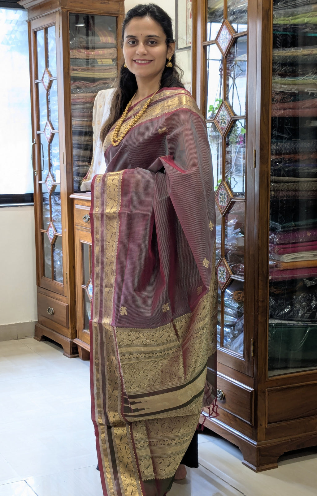 amazon kanjivaram silk saree
