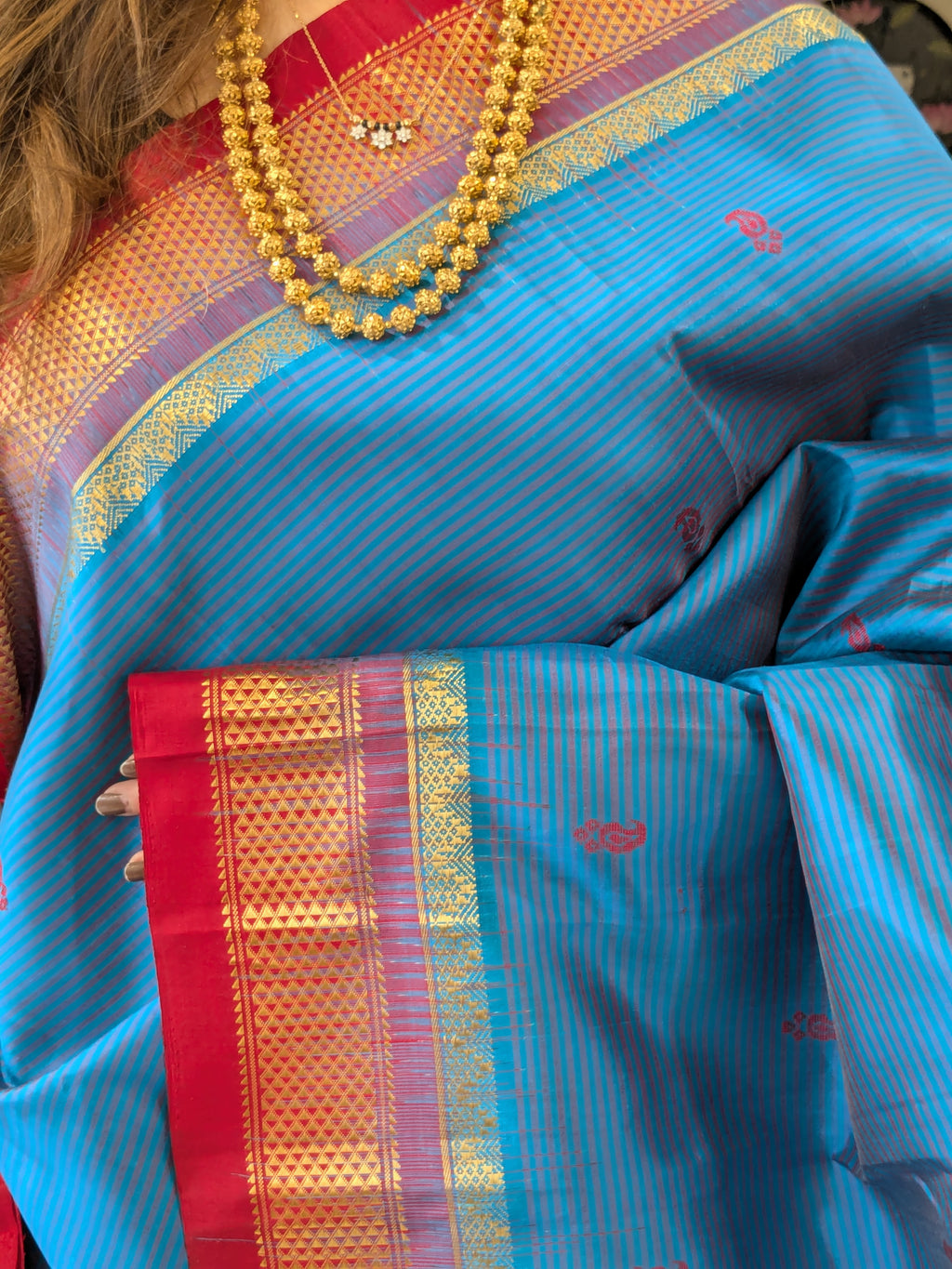 Chintamani Colour Pure Silk Ilkal Saree