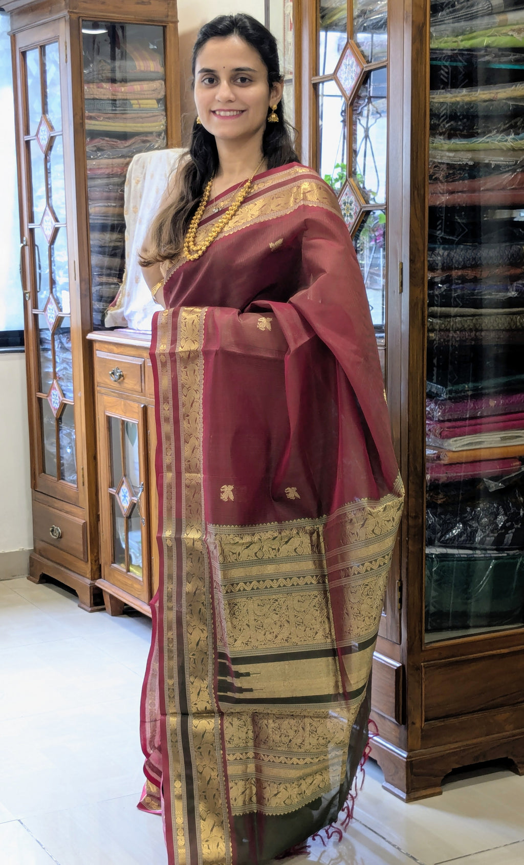 bridal marriage saree