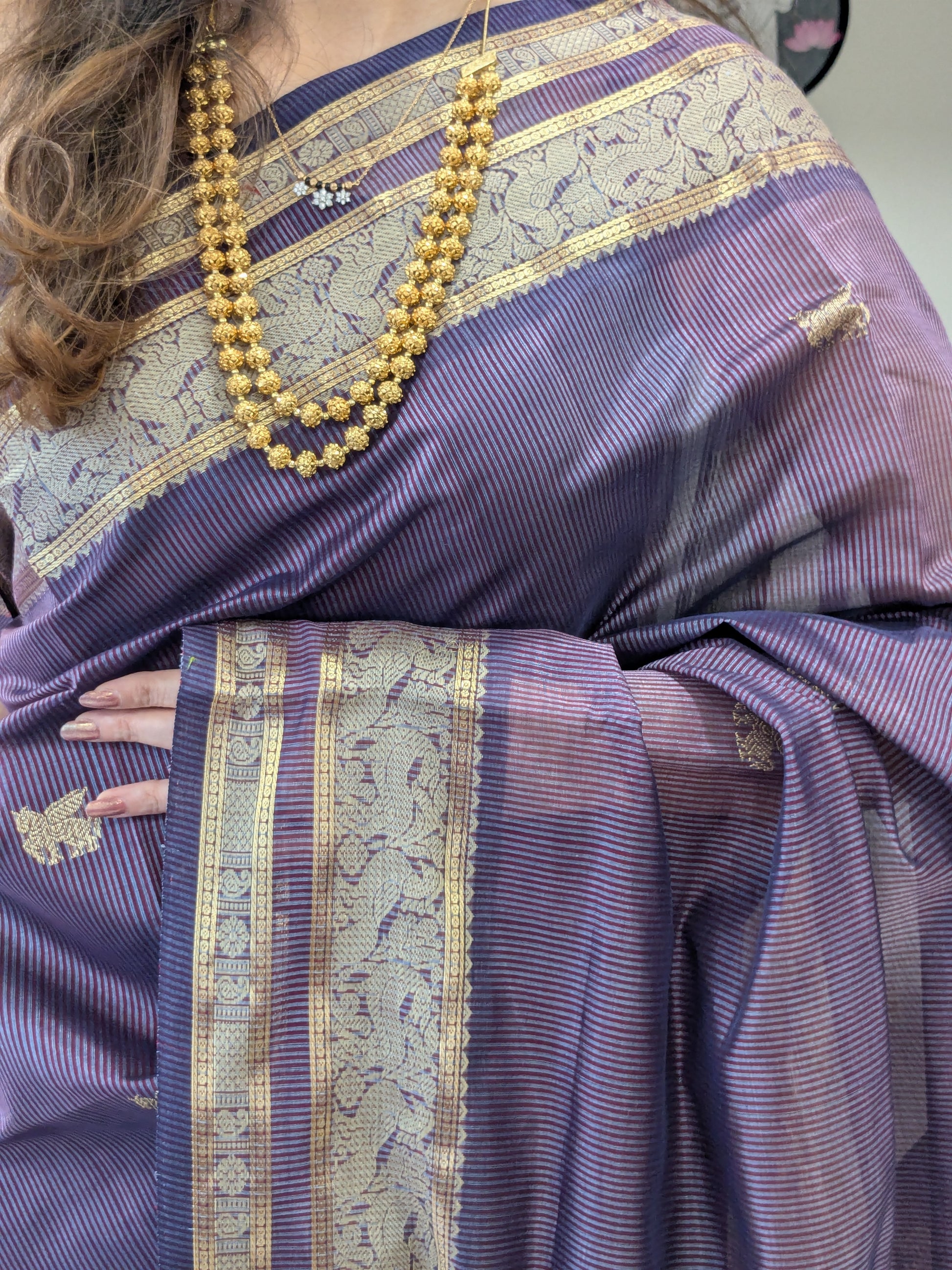 maroon kanjivaram saree
