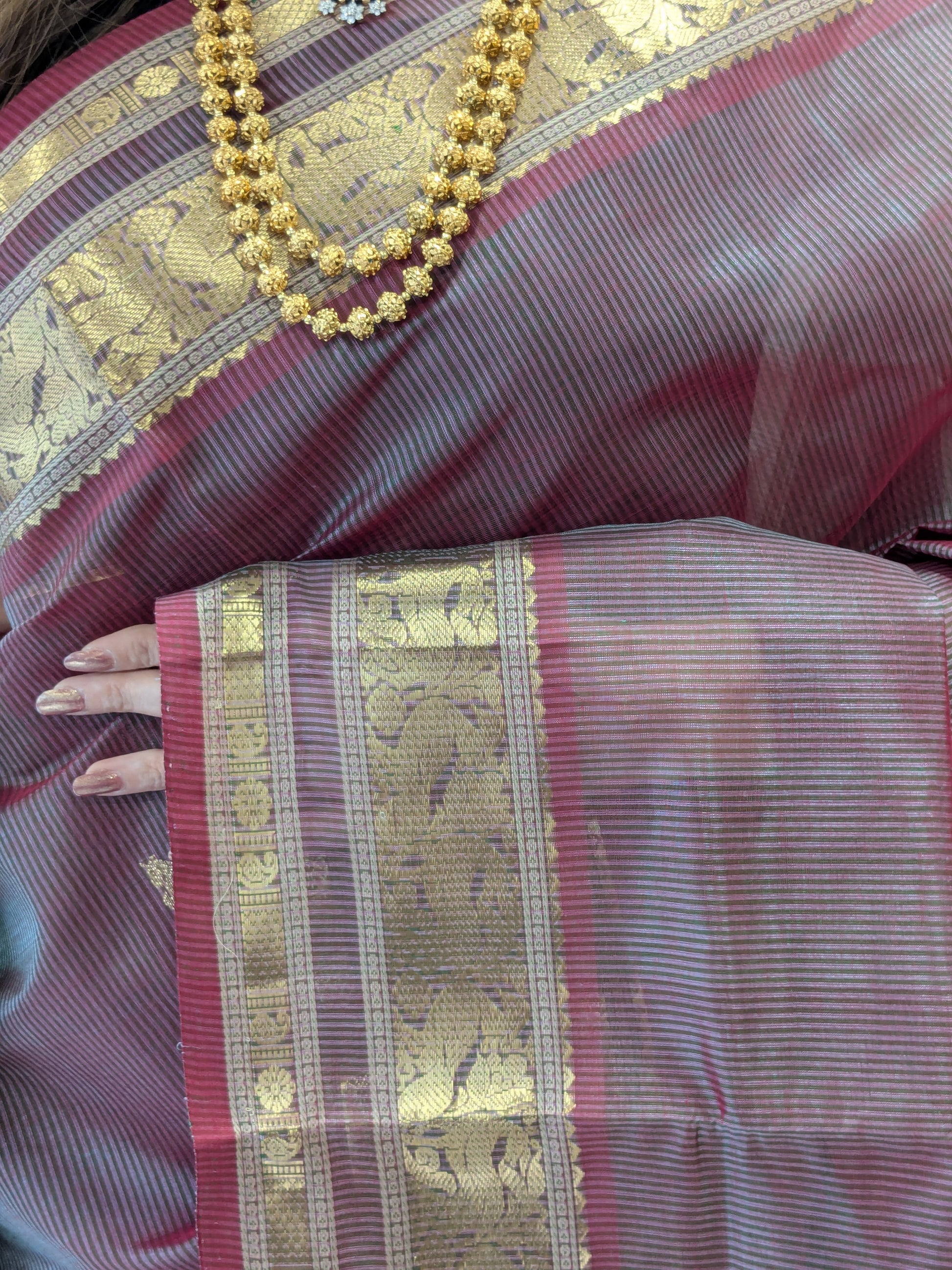 saree in silk cotton

