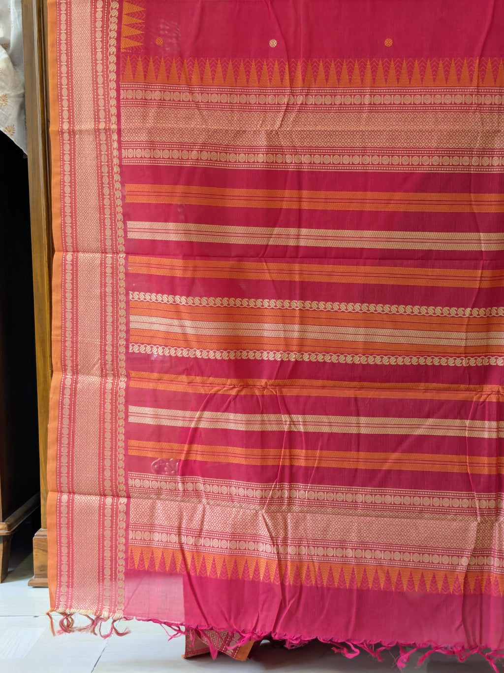 Aboli Colour Cotton Kanjivaram Saree